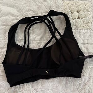 Victoria's Secret Black Strappy Sports Bra